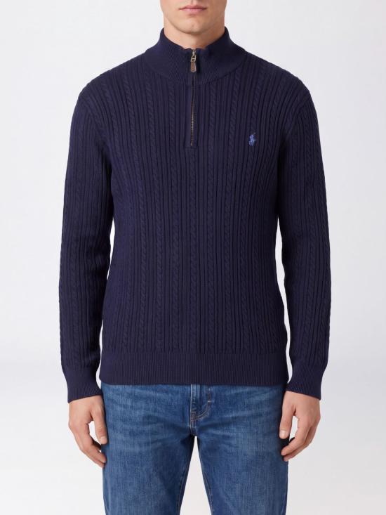 26FW 폴로 랄프로렌 집업 니트 710B26776 001 Navy