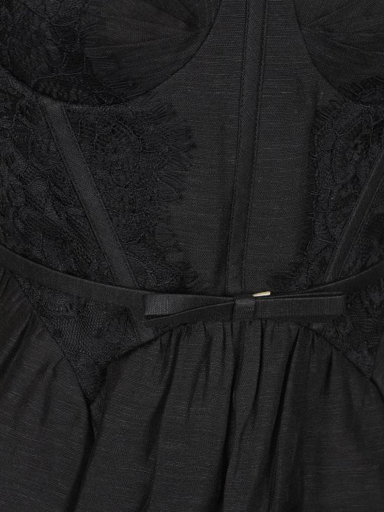 26FW 짐머만 롱 원피스 0226DF261 BLK Black - ZIMMERMANN