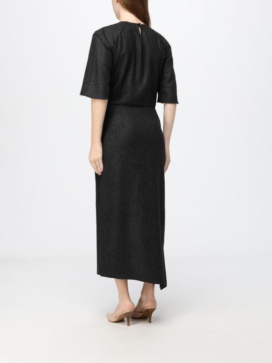 26FW 끄리다 롱 원피스 BEATRICEFLANELLA DARK GREY Charcoal - CRIDA