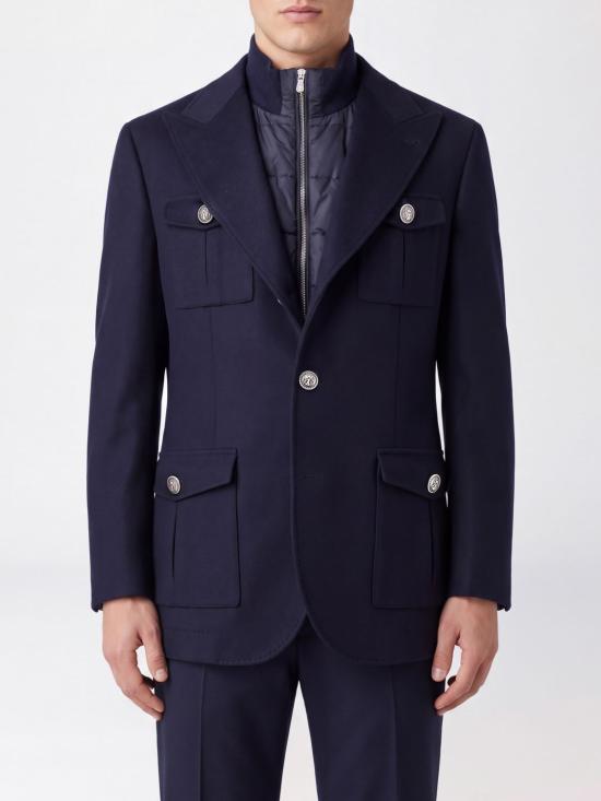26FW 브루넬로 쿠치넬리 코트 MV4676018 C007 Navy