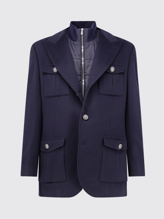 26FW 브루넬로 쿠치넬리 코트 MV4676018 C007 Navy - BRUNELLO CUCINELLI