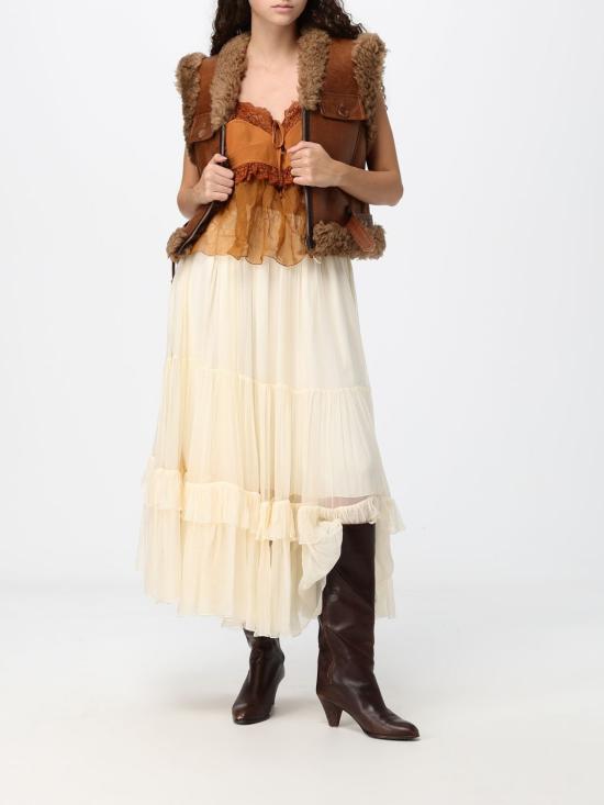 26FW 끌로에 스커트 CH26WJU20001 114 White - CHLOE