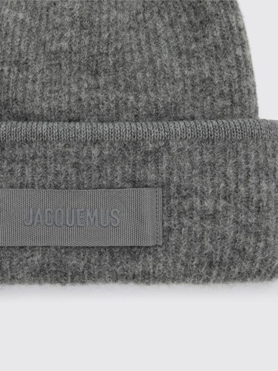 26FW 자크뮈스 비니 ACU00666UAK00227 970 Grey - JACQUEMUS