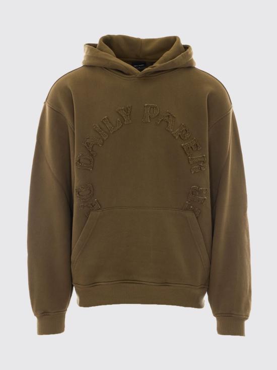 26FW 데일리 페이퍼 후드 티셔츠 2610120 ARMY Green - DAILY PAPER