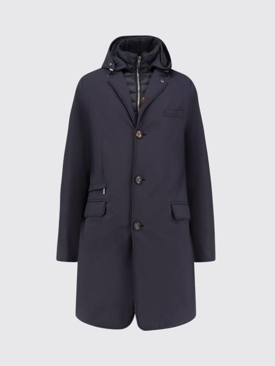 26FW 무레르 REDON-PUM 르동 PUM 코트 MOUCA100030 U0497 Navy - MOORER