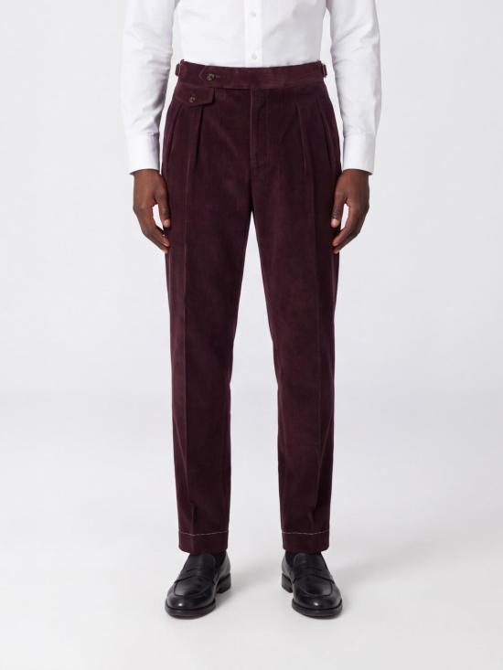 26FW 브루넬로 쿠치넬리 팬츠 MY499L00M C2052 Burgundy