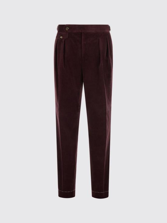 26FW 브루넬로 쿠치넬리 팬츠 MY499L00M C2052 Burgundy - BRUNELLO CUCINELLI
