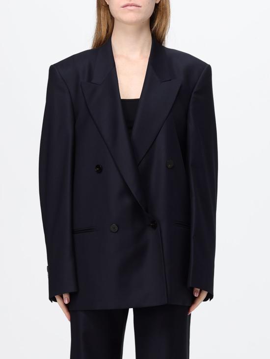 26FW 구찌 라이트 울 더블 브레스트 재킷 A0068ZZAVMD 4294 Blue
