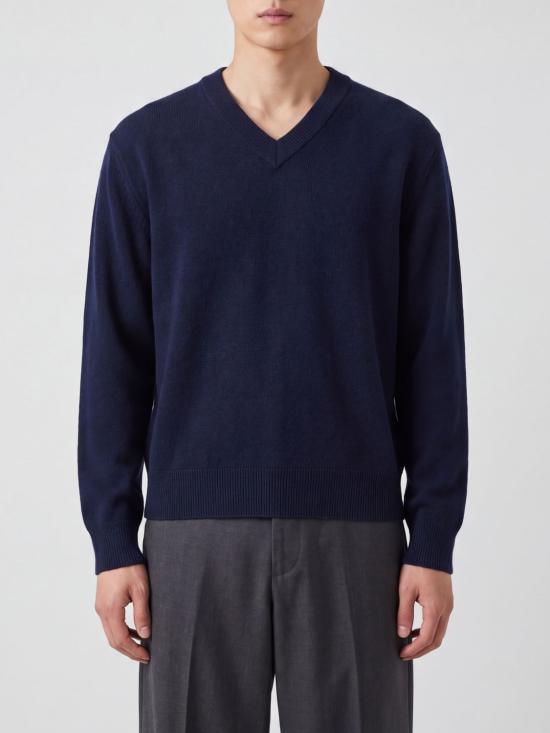 26FW 선플라워 스웨터 30393 NAVY Blue