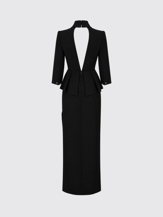 26FW 엘리자베타프랜치 롱 원피스 ABR0866E2 110 Black - ELISABETTA FRANCHI
