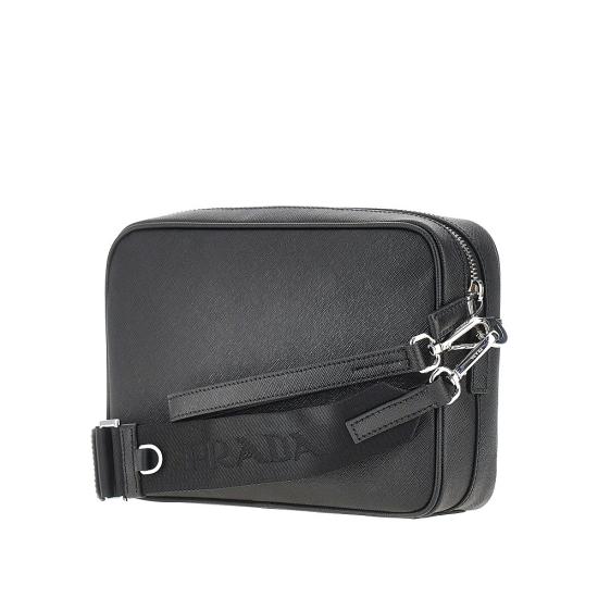 26FW 프라다 사피아노 레더 숄더백 2VH210VOOO9Z2 Black - PRADA