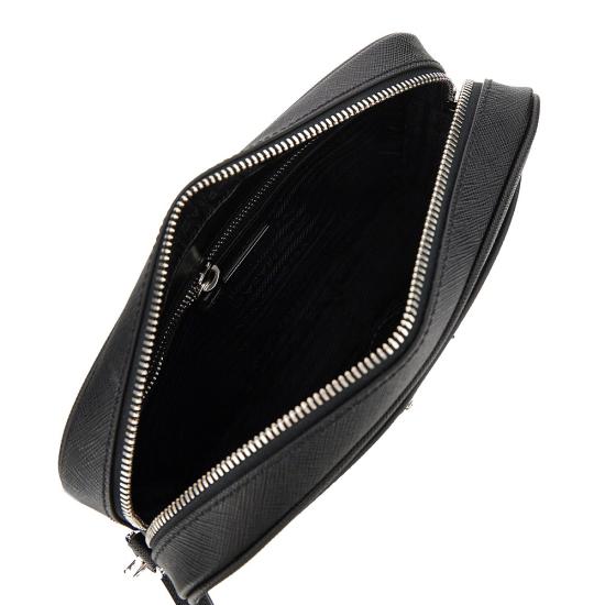26FW 프라다 사피아노 레더 숄더백 2VH210VOOO9Z2 Black - PRADA