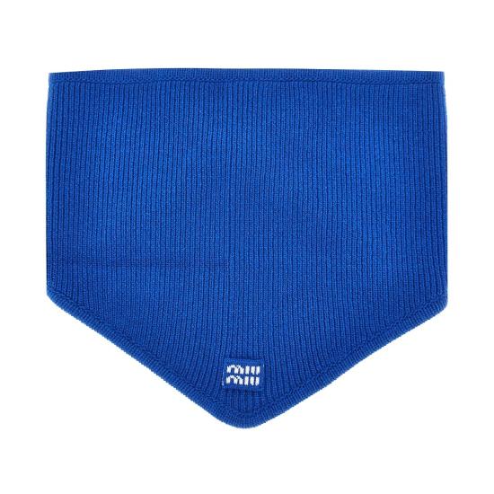 26FW 미우미우 울 캐시미어 블렌드 니트 5FS2002F8S Blue