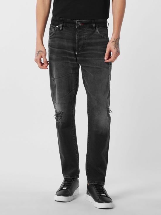 26FW 필립 플레인 데님 팬츠 FAECMDT4148PDE004N 02DL Black