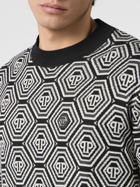 26FW 필립 플레인 스웨터 PAFCMKO1578PTE021N 02 Black - PHILIPP PLEIN