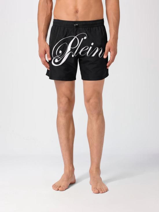 26FW 필립 플레인 스윔팬츠 SAFCMMT0426PTE088N 02 Black