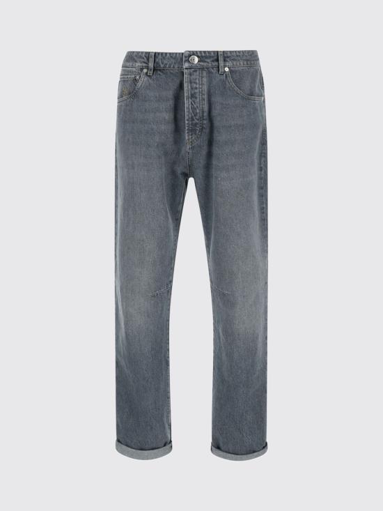 26FW 브루넬로 쿠치넬리 데님 팬츠 M229PX1290 C1473 Grey - BRUNELLO CUCINELLI