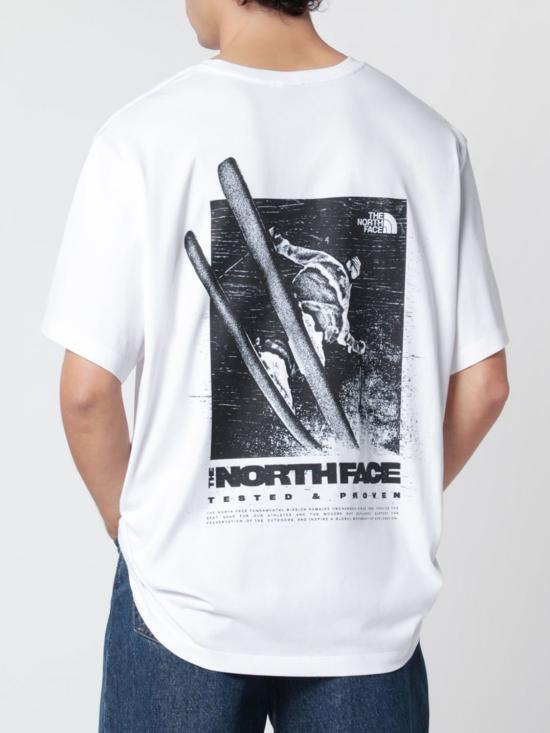 26FW 노스페이스 반팔 티셔츠 NF0A8H6C FN41 White - NORTH FACE
