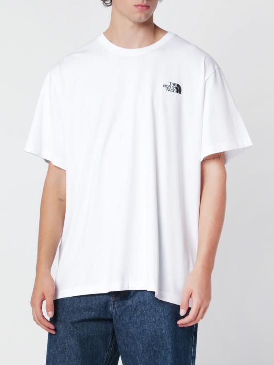 26FW 노스페이스 반팔 티셔츠 NF0A8H6C FN41 White