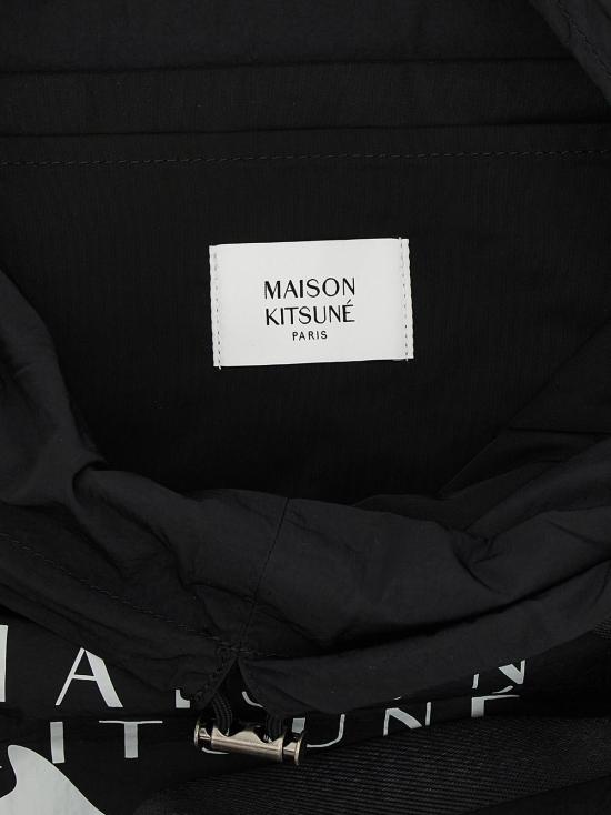  메종키츠네 토트백 메종 키츠네 블랙 나일론 - MAISON KITSUNE