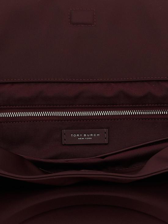  토리버치 토트백 엘라 나일론 드로스트링  버건디 - TORY BURCH