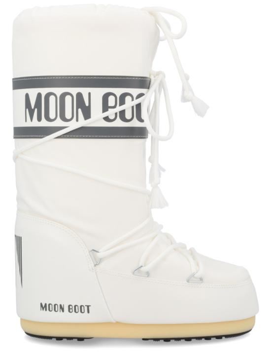 26FW 문부츠 아이콘 나일론 부츠 80D1400440 A001 WHITE - MOON BOOT