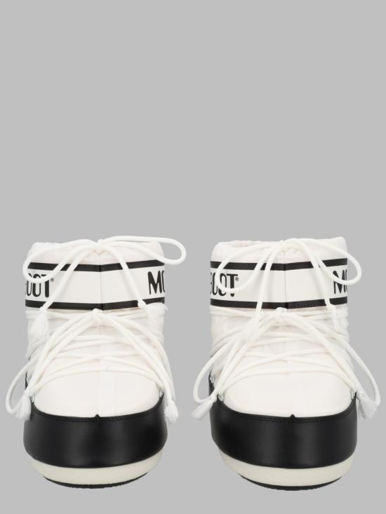 26FW 문부츠 아이콘 나일론 로우 부츠 80D1409340 A001 WHITE - MOON BOOT