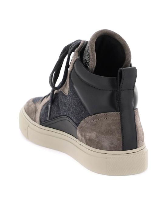  브루넬로 쿠치넬리 스니커즈 i198138 GRAY - BRUNELLO CUCINELLI