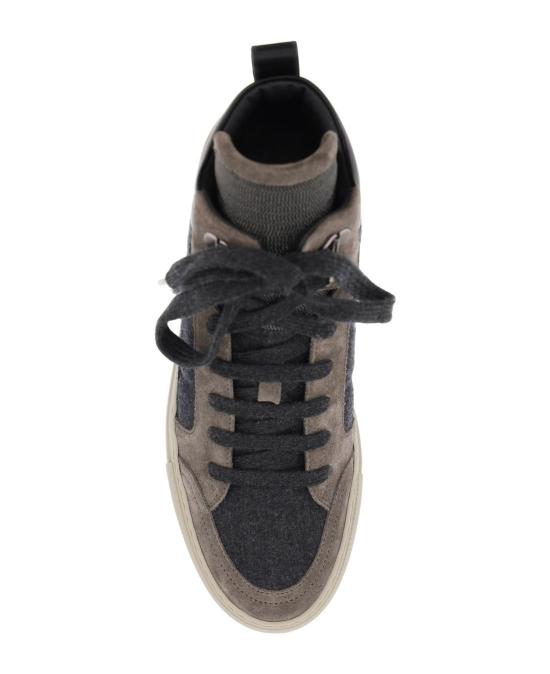  브루넬로 쿠치넬리 스니커즈 i198138 GRAY - BRUNELLO CUCINELLI