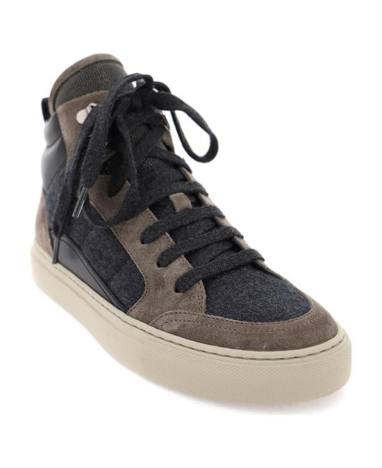  브루넬로 쿠치넬리 스니커즈 i198138 GRAY - BRUNELLO CUCINELLI