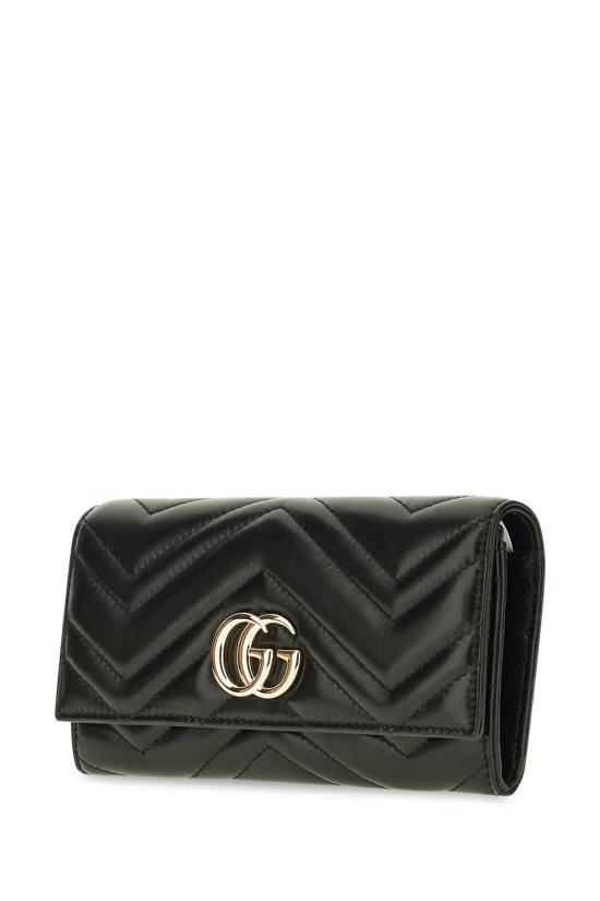 26FW 구찌 GG 마몽 콘티넨탈 지갑 443436AAFAX 1000 Black - GUCCI