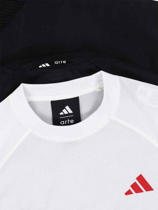 26FW 아디다스 긴팔 티셔츠 KT3004 WHITE BLACK MULTICOLOR - ADIDAS