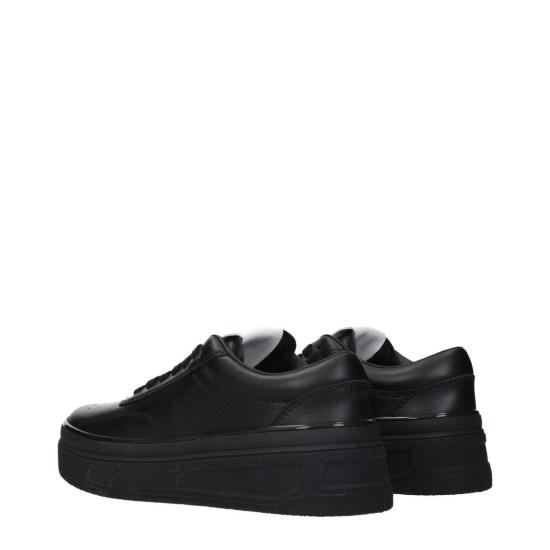  질샌더 스니커즈 질 샌더 가죽 플랫폼  블랙 - JIL SANDER