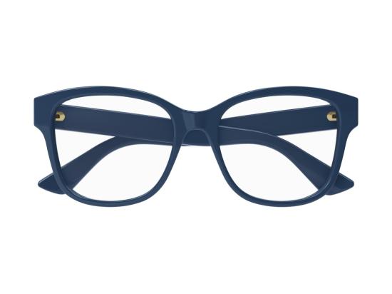 26SS 구찌 선글라스 골드 GG1340O 블루 스퀘어 안경 - GUCCI