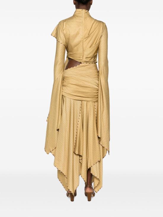 26FW 짐머만 숏 원피스 0449D F261CHPR GOLD - ZIMMERMANN