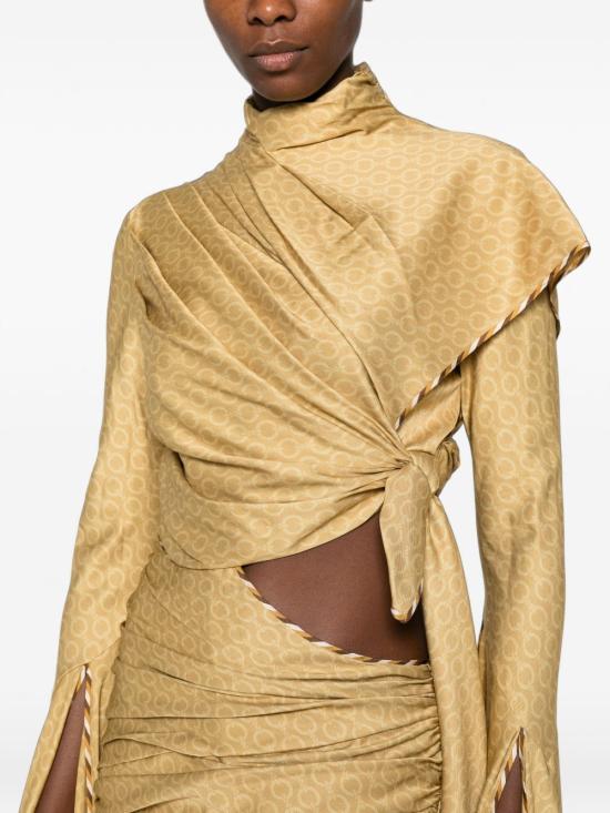 26FW 짐머만 숏 원피스 0449D F261CHPR GOLD - ZIMMERMANN