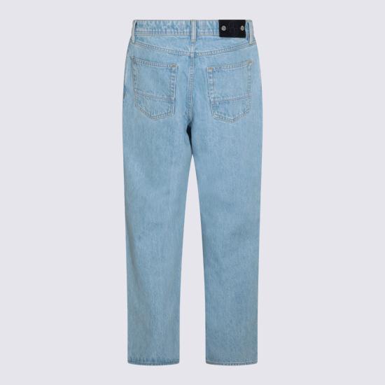 26FW 스톤 아일랜드 인디고 데님 린스드 루즈핏 파이브 포켓 진 L2S14 J100006 S0J33 VJ204 BLUE LIGHT WASH DOM - STONE ISLAND