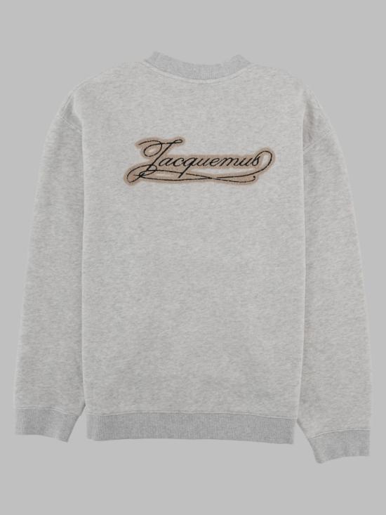 26FW 자크뮈스 긴팔 티셔츠 SSM00325AJ00262 930 GREY DOM - JACQUEMUS