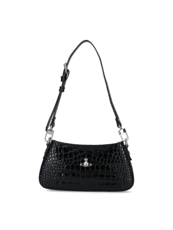 26FW 비비안웨스트우드 ORB 타샤 레더 스터드 숄더백 5801000JW L0098 N401 BLACK DOM
