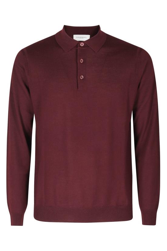 26FW 파올로 페코라 폴로 티셔츠 A022 F001 099 Burgundy