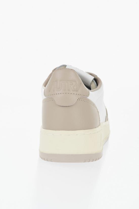  오트리 메달리스트 로우 레더 스니커즈 AULWWB51 Beige Bianco - AUTRY