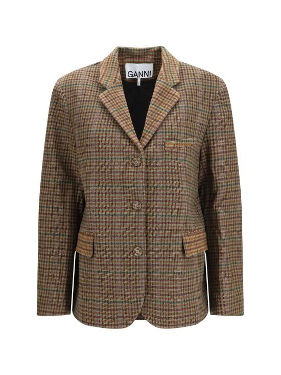 26FW 가니 수트 자켓 A1020109 999 BROWN