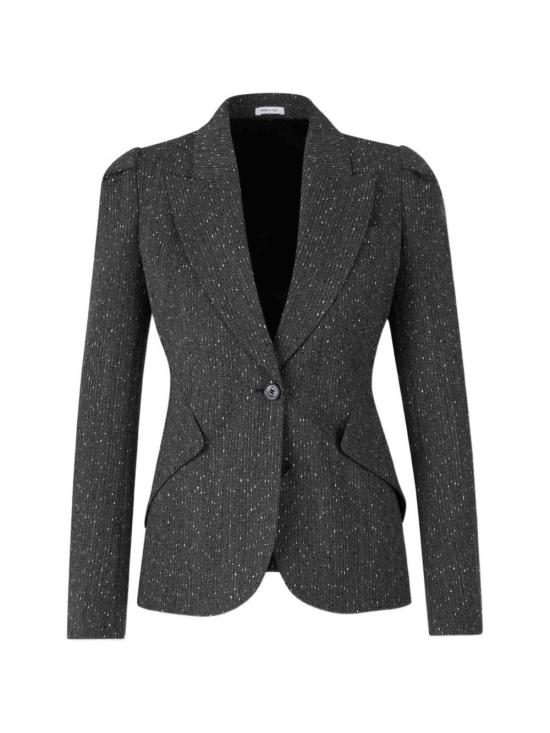 26FW 알렉산더 맥퀸 수트 자켓 847018QJAGG 1121 GREY