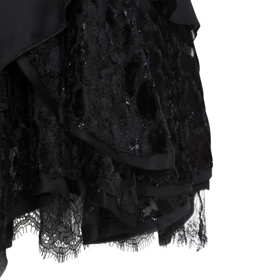 26FW 로베르토 카발리 미디 원피스 XWT122CC001 05051 BLACK - ROBERTO CAVALLI