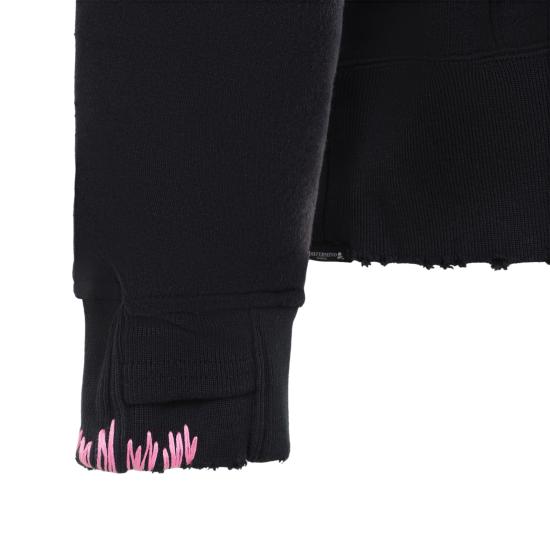 26FW 마스터마인드 후드 티셔츠 MW26SE2SW002008 BLACK - MASTERMIND