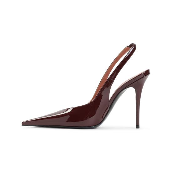 26FW 아미나 무아디 힐/펌프스 18S366679ANO MERLOT RED