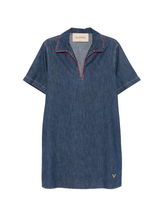 26FW 발렌티노 가라바니 미디 원피스 9B3DA13B9YA528 BLU