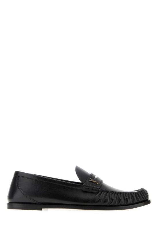 26FW 생로랑 스무스 레더 카산드라 로퍼 820618AAELH1000 NERO
