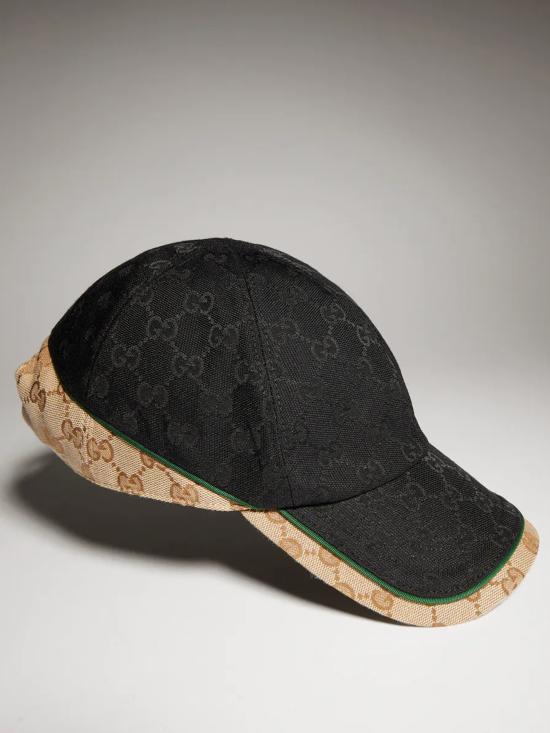 26FW 구찌 GG 코튼 캔버스 베이스볼 캡 GG 코튼 캔버스 베이스볼 캡 A001I24HBK31079 black - GUCCI