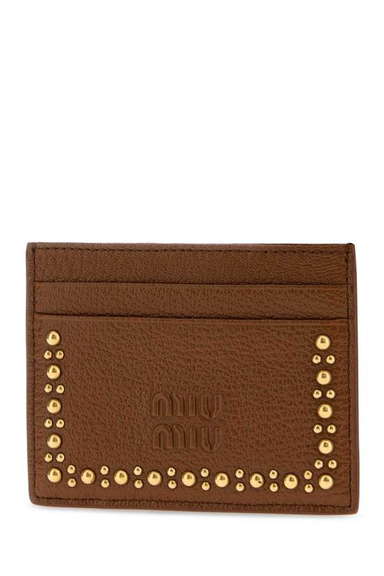 26FW 미우미우 마테라쎄 나파 레더 지갑 5MC0762ZSQ F0134 BROWN - MIU MIU